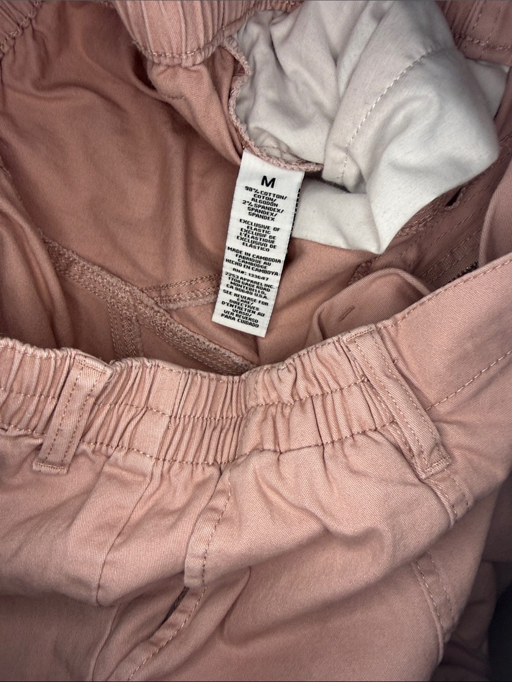 Celebrity Pink Cargo Pants Women’s Medium Pink Utility Pants Straight Leg Y2K - Picture 3 of 10